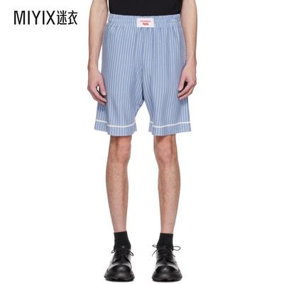 Charles Jeffrey Loverboy 男款蓝色 Knitted Pyjama 短裤 迷衣时
