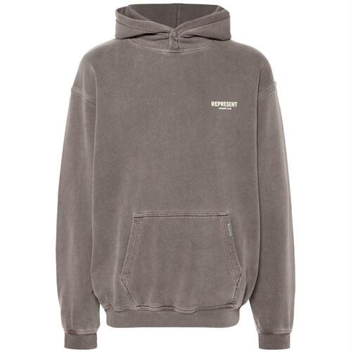 Represent 男士 SS26 卫衣 棕色毛线衫
