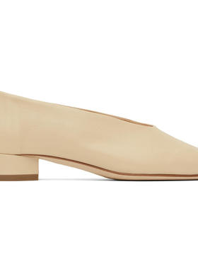 Aeyde 女士 芭蕾鞋 米色 Delia Leather