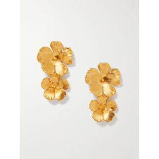 Jennifer Behr 珍妮弗·贝尔 女士 SS26 耳环 Collette 镀金