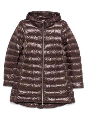 Herno 女士 FW25 羽绒服 Cleofe 高領短袖外套