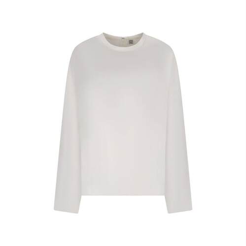 Totême 女士 SS26 上衣 图腾宽松缎面