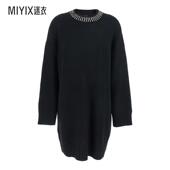 早秋新品 STRASS Pinko ASK 女款 ABITO 混纺连衣裙