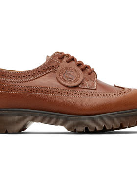Dr. Martens马丁博士男士 休闲皮鞋 黄褐色 3989 Brogue 德比鞋