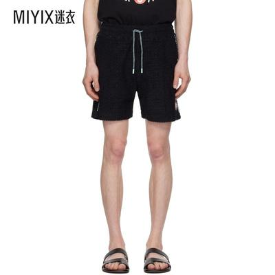 Casablanca 男款黑色 Monogram Jacquard Towelling 短裤 迷衣时
