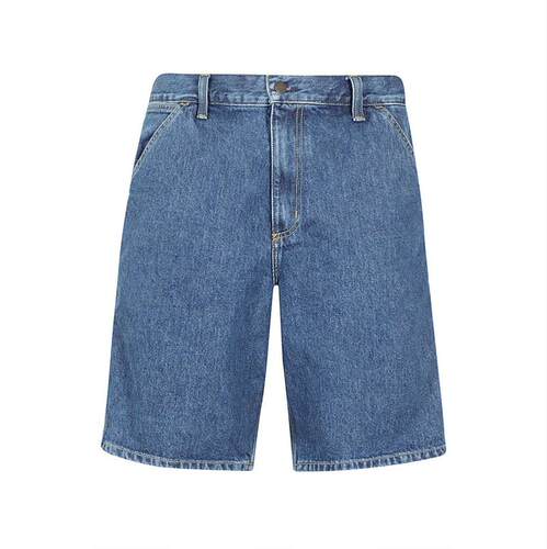 Carhartt WIP 卡哈特 男士 SS24 牛仔短裤 单膝