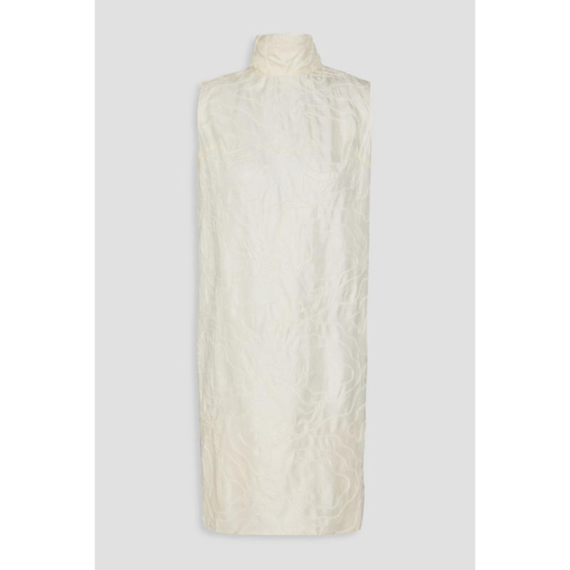 LOU LOU 女士 短款连衣裙 Demi 刺绣斜纹丝绸迷你连衣裙