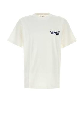 Carhartt WIP 男士 FW25 T恤 S/S Wiptopia Script 白色棉质T恤