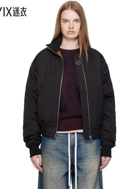 Dime MTL 女款黑色填充飞行员夹克 迷衣时尚