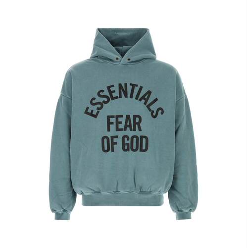 Essentials 男士 SS26 卫衣 Air force 蓝色棉质宽松款运动衫