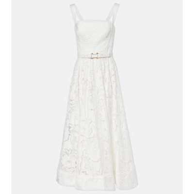 Rebecca Vallance 女士 中长连衣裙 Ginger 花朵蕾丝中长连衣裙