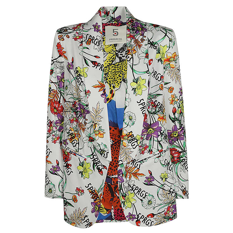 5 Progress 女士 SS23 夹克 5progress 白色夹克