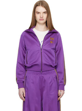 Needles 女士 卫衣 紫色 Kae Tanaka 联名运动夹克