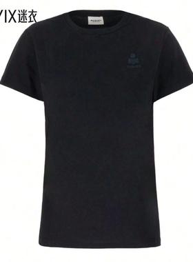 【秋冬新品】Isabel Marant Étoile 女款黑色棉质T恤 迷衣时尚