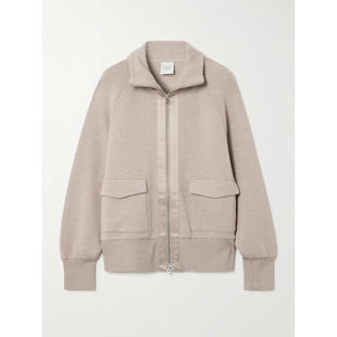 Varley 女士 SS26 卫衣 Roxbury DoubleSoft® 绸缎边拉链运动衫