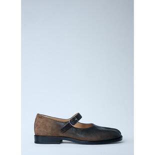 Maison Margiela 马丁·马吉拉 女士 芭蕾鞋 棕色 Tabi Mary-Jane