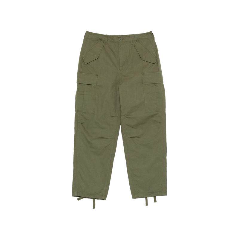 Stüssy 斯图西 男士 SS26 长裤 棉质拉链系扣紧扣