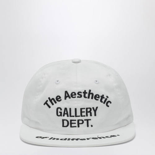 Gallery Dept. 男士 FW25 棒球帽 白色带Logo绣花