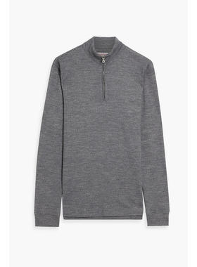 Orlebar Brown 男士 卫衣 Neilson 羊毛混纺半拉链卫衣