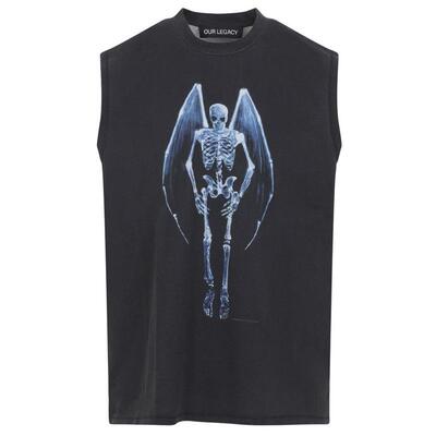 Our Legacy 男士 SS26 背心 Breathe Fallen Angel 印花