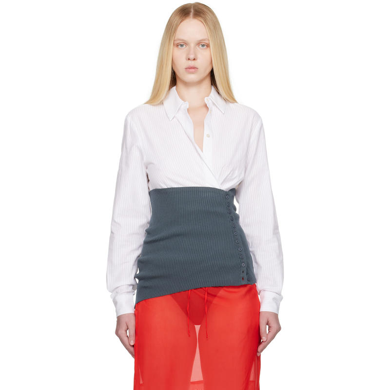 Paloma Wool 女士 背心 灰色 Aquamela Tube 上装