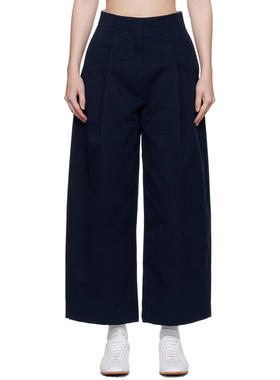 Studio Nicholson 女士 长裤 海军蓝 Dordoni Volume