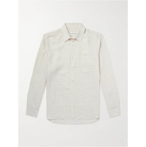 Frescobol Carioca 男士 FW26 衬衫 Telles 条纹亚麻