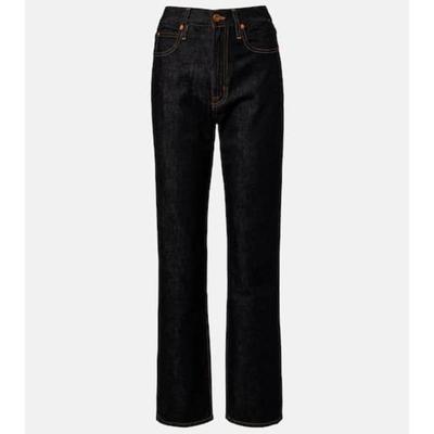 SLVRLAKE 女士 牛仔长裤 London 高腰直筒牛仔裤