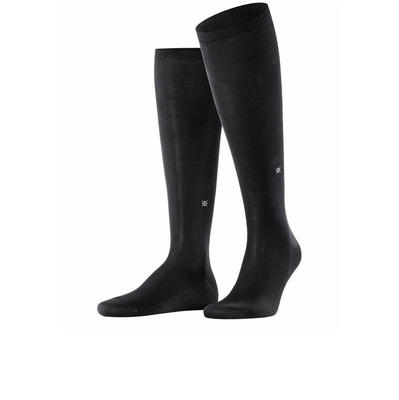 Burlington 男士 FW26 袜子 CARDIFF 黑色及膝