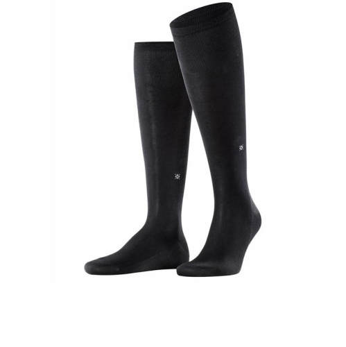 Burlington 男士 FW26 袜子 CARDIFF 黑色及膝