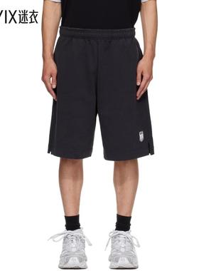 Vetements 男款黑色 Polizei Molton 短裤 迷衣时尚 迷衣时尚