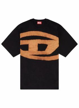 Diesel 男士 26春新品 T恤 黑色 T-Boxt-Bleach T 恤