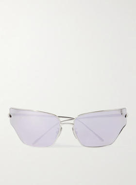 Loewe 男士 SS25 太阳镜 环绕镀银太阳眼镜