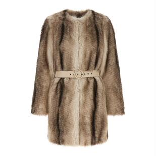 TWINSET 女士 FW26 外套 环保皮毛大衣