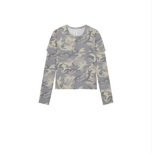 双层次薄雾长袖 Jaded T恤 男士 London