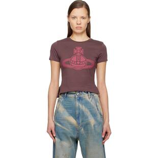 Orb 恤 女士 Peru Mini Paris 酒红色 T恤 Westwood Vivienne