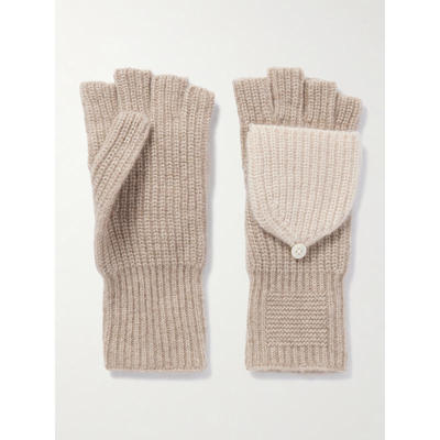 Guest In Residence 女士 26春新品 手套 The Mitts 罗纹羊绒手套