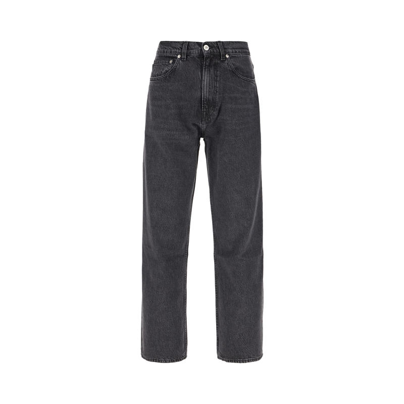 Our Legacy 男士 FW25 牛仔长裤 Third 黑色剪短牛仔裤