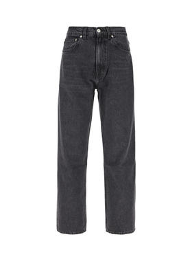 Our Legacy 男士 FW25 牛仔长裤 Third 黑色剪短牛仔裤