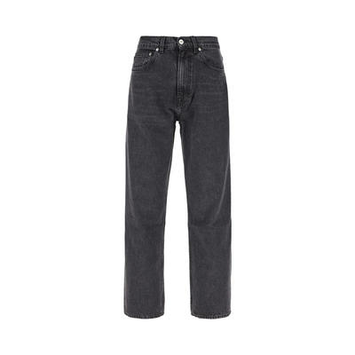 Our Legacy 男士 FW25 牛仔长裤 Third 黑色剪短牛仔裤