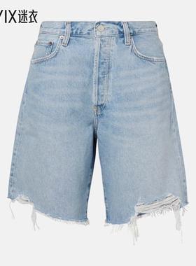 AGOLDE 女款Indra 牛仔短裤 迷衣时尚