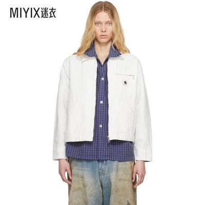 Carhartt WIP卡哈特 女款灰白色 OG Detroit 夹克 迷衣时尚