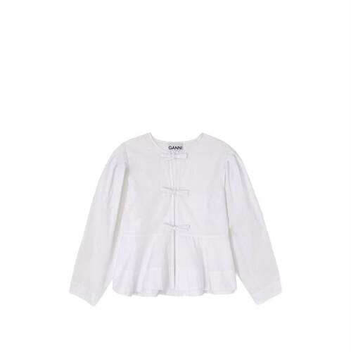Ganni 甘尼 女士 FW26 衬衫 有机棉衫