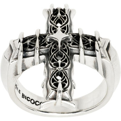 Emanuele Bicocchi 男士 戒指 Reissue Large Notre-Dame Cross