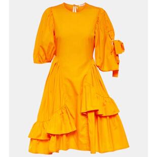 Cecilie Bahnsen 女士 短款连衣裙 棉质迷你连衣裙