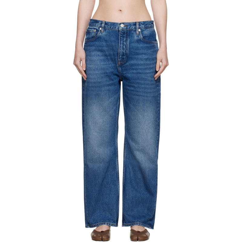 Studio Nicholson 女士 牛仔长裤 蓝色 Denjo 牛仔裤