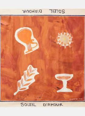 Alémais 女士 围巾 Soleil D'Amour 真丝围巾