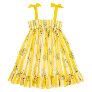 Zimmermann 兹默曼 女童 连衣裙 Alight 条纹棉质童装