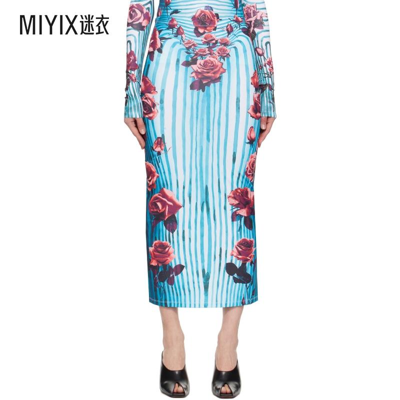 Jean Paul Gaultier 高缇耶女 蓝色 & 红色 Flower Body Morphing