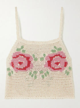 Alix Of Bohemia 女士 春夏新品 背心 Elida 钩花棉质上衣